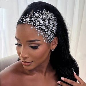 Wedding bridal formal rhinestone hairpiece